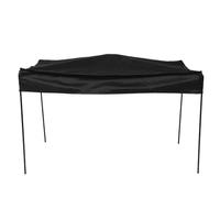 Auvent de Wagon Pare-Soleil Noir en Tissu Oxford Pliable | Couverture à Dessus Plat, Rangement Compact, pour Chariot Poussé Tiré, Marchés et Sorties Urbaines