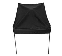 Auvent de Wagon Pliable Anti-UV en Toile Oxford pour Plage | 31, 5 X 21, 26 Pouces, Structure Repliable Rapide, Accessoires de Fixation Sécurisés, Noir