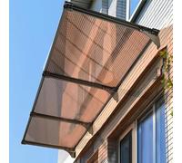 Auvent d'entrée - 150 x 190 cm - Protection contre la pluie et la neige - Protection UV pour porte, balcon, fenêtre, extérieur - Durable et élégant A01