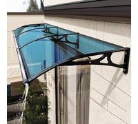 Auvent d'entrée extérieure avec grand évier - Auvent de protection contre la pluie pour porte d'entrée - Portique élégant résistant aux intempéries pour entrée - et surplomb fonctionnel