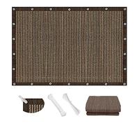 Auvent d'extérieur 3,2 x 8,5 m - Protection UV à 95 % - Pergola pour terrasse et jardin - Avec kit de fixation - Parfait pour les fêtes et événements - Marron