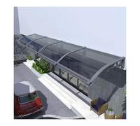 Auvent d'extérieur durable invisible, facile à installer, design élégant, 150 cm x 100 cm, parfait pour les entrées et les fenêtres