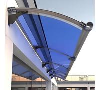 Auvent d'extérieur imperméable pour protection contre la pluie, drainage, bleu, 60 x 180 cm, solution d'ombrage d'extérieur polyvalente