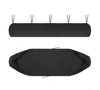 Auvent d'extérieur pliable construit avec un tissu Oxford 420D pour une protection efficace contre les UV et la pluie sur les terrasses et les jardins (4,5 m)