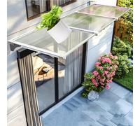 Auvent d'extérieur pour porte de balcon - Protection UV pour fenêtre et véranda - Protection contre la pluie et les intempéries - 40 x 260 cm
