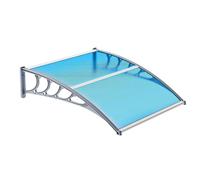 Auvent d'extérieur résistant aux UV pour portes et fenêtres, cadre en métal, protection contre les intempéries, la pluie et la neige, idéal pour les terrasses, vérandas et terrasses