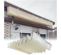 Auvent d'extérieur rétractable pour pergola avec rail, 1,3 x 6 m (l x L)