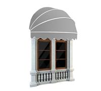 Auvent dôme - Housse de protection extérieure pour fenêtres et portes, imperméable, résistant à la neige, au soleil, installation facile