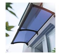 Auvent élégant Haustür Vordach - 90 x 210 cm - Auto-nettoyant - Drainage silencieux - Durable - Pour entrée principale, protection contre les intempéries et design moderne
