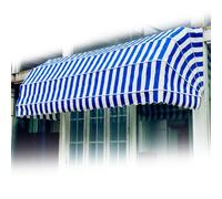 Auvent en aluminium réglable en hauteur avec pince, résistant aux UV et imperméable, rétractable manuel avec manivelle, parfait pour la protection solaire extérieure sur les balcons