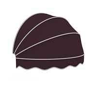 Auvent en toile pliable imperméable et résistant aux UV pour porte et fenêtre Protection dans les environnements résidentiels et commerciaux