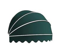 Auvent en toile verte pour porte, cadre pliable en aluminium, tissu polyester durable, parfait pour un usage résidentiel et commercial, taille : 100 cm