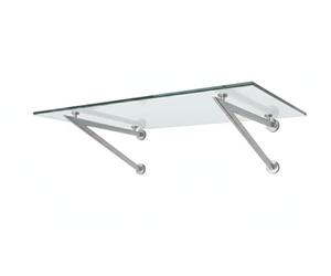 Auvent en verre - Dais Porte - Auvent de la porte - Verre Dais - Porte d'entrée dais verre (Typ - V, 150x90cm)