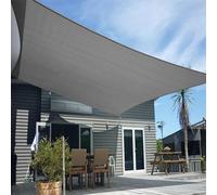 Auvent Étanche Aux Quatre Coins,2x3m,1 Ensemble,Protection D'ombrage,Pour L'extérieur,Pour Jardin,Terrasse,Piscine,Voile D'ombrage,Gril D'ombrage - Type Gris Foncé-2*3 M