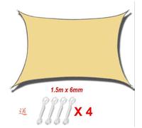 Auvent Étanche Aux Quatre Coins,2x3m,1 Ensemble,Protection D'ombrage,Pour L'extérieur,Pour Jardin,Terrasse,Piscine,Voile D'ombrage,Gril D'ombrage - Type Kaki Foncé-2*3 M