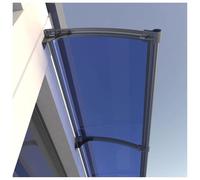 Auvent Exteio Doo - Protection UV et ain pour fenêtres - Abat-jour polycabonate - Design en tôle creuse - Idéal pour protéger du soleil et de la neige - Crique d'extérieur durable
