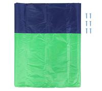 Auvent extérieur Couverture de Toit balançoire auvent 210D Oxford Tissu auvent de Jardin imperméable Protection UV pour terrasse allée Camping randonnée 132x226 cm Vert Gris Bleu (Correspondance des