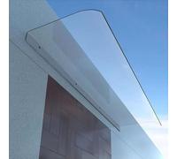 Auvent Extérieur Imperméable, Auvent De Porte D’entrée Invisible, Couverture D’abri Contre La Pluie en Polycarbonate, Auvent De Protection Isolant Anti-, 40x100cm/15.75x39.4in