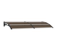 Auvent extérieur pour portes 240 x 100 cm Noir Pare-soleil pour terrasse, balcon et jardin Résistant aux intempéries Housse de pergola facile à installer