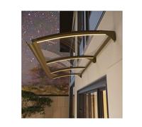 Auvent extérieur, protection contre la pluie pour entrée, fenêtre insonorisée, pour terrasse, jardin (150 x 140 cm)