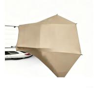 Auvent Fourgon 380x280cm Protection pour Durable Auvent Fourgon | Tissu Oxford 210D enduit argent, protection UV supérieure, pour durable pour usage extérieur prolongé, pour (Khaki 380*280cm)