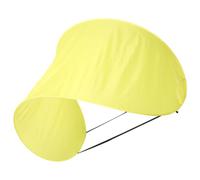 Auvent Gonflable de Piscine pour Chien, PVC Jaune, Anti-UV | Pliable, Double Face, Installation par Sangles, pour Petits Bassins Enterrés, Plage, Étang