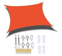 Auvent imperméable avec protection UV pour jardin et terrasse 3 x 6 m avec kit de fixation et corde - Parfait pour les terrasses, les cours et plus encore