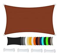 Auvent imperméable pour terrasse, cour et jardin - Très résistant - Installation facile avec corde de fixation - Protection UV et résistant aux intempéries