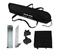 Auvent imperméable pour van et SUV pour camping-car et camping-car avec tissu ignifuge et installation stable à trois pôles