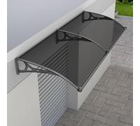 Auvent incurvé en alliage d'aluminium pour porte d'entrée - Housse résistante à la pluie et à la neige, coupe-vent, diverse, parfaite pour la protection de l'entrée de la maison