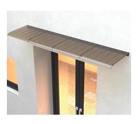 Auvent Invisible pour Fenêtre, Extérieur Transparent Panneau en Polycarbonate Largeur 40 50 100 200 300 cm Auvent De Porte Abri Contre La Pluie pour Borne De Recharge Climatiseur(50x50cm)