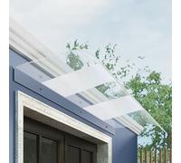 Auvent Invisible pour Porte d'entrée et fenêtre, Marquise incurvé pour Porte d'entrée, Protection Contre la Pluie, auvent de Porche de 3,5 mm d'épaisseur, Plusieurs Tailles Disponibles