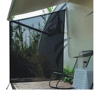 Auvent latéral anti-soleil pour camping-car - 2,5m x 2,1m, universel pour caravane - Kit complet