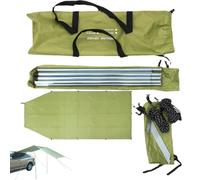 Auvent Latéral Automatique - Pare- pour Caravane, Tente De Camping | Tissu Oxford imperméable, Protection UV, installation facile, fixation de véhicule, camion SUV, Camping plage aventure
