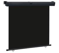 Vidaxl Auvent Latéral De Balcon 120x250 Cm Noir Multicolore