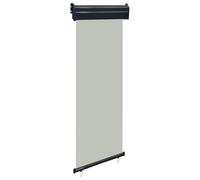 Auvent latéral de Balcon 65x250 cm Gris, écran d'intimité en Polyester résistant aux UV, Store Vertical réglable avec Fonction autobloquante, Vent et Soleil Bas,