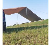 Auvent latéral de voiture étanche pour camping avec installation rapide (kaki)