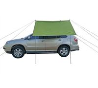 Auvent latéral de voiture, tente de hayon de SUV, auvent complet de voiture, idéal pour camping, voyages en plein air, voyage, expédition, camping-car, 4 x 4 et VUS (noir, vert Aqiong