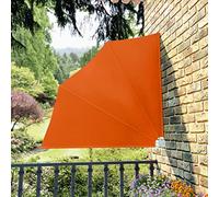 Auvent latéral Pliable de Balcon Terre Cuite 140x140 cm, Maison & Jardin, Pelouses & Jardins, Vie en extérieur, Parasols & voiles d'ombrage, Orange, (Poids 3KG)