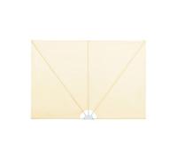 Auvent latéral pliable de terrasse Crème 300 x 200 cm