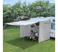 Auvent latéral portable pour voiture, imperméable et coupe-vent, abri de camping avec moustiquaire, installation facile, auvent étendu pour vestiaire (250 x 230 x 220 cm)