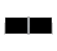 Auvent Latéral Rétractable 100 X 1000 Cm Noir Helloshop26 02_0007425 Multicolore