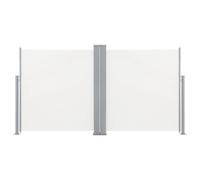 Auvent Latéral Rétractable 120 X 600 Cm Crème Helloshop26 02_0007158 Multicolore