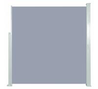 Auvent Latéral Rétractable 140 X 300 Cm Gris Gris