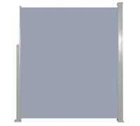 vidaXL Auvent latéral rétractable 160 x 500 cm Gris 45464