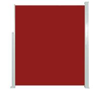 Auvent Latéral Rétractable 160 X 500 Cm Rouge Rouge