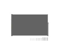 Auvent latéral rétractable 180x300 cm gris polyester