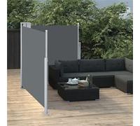Auvent latéral rétractable Anthracite 100 x 600 cm Anthracite G
