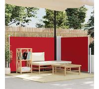 vidaXL Windscherm uittrekbaar 200x1200 cm rood318083 Rouge G