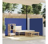 Auvent Latéral Rétractable Bleu 100x600 cm Terrasse Jardin Extérieur vidaXL